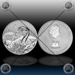 1oz TOKELAU "Year of the Snake" 2013 BU (Prooflike)